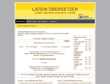 Tablet Screenshot of latein-uebersetzer.com